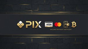 Métodos de pagamento ganheibet PIX Visa Mastercard Bitcoin carteiras digitais